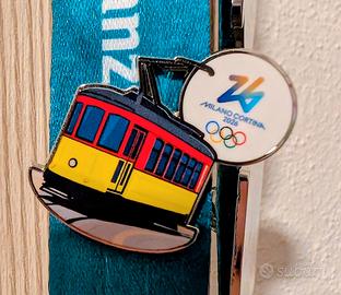 PIN ufficiale tram olimpiadi Milano Cortina 