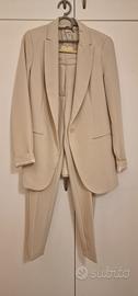 Set giacca + pantalone bianco/panna Kontatto