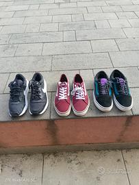 2 paia di Vans(mis 42) 1 paio Nike(mia 42,5)