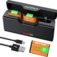 AKTTKA Confezione da 3 batterie NP-BX1
