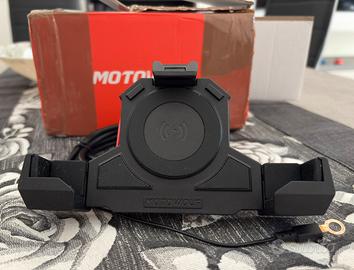 Porta cellulare per moto con basetta di ricarica