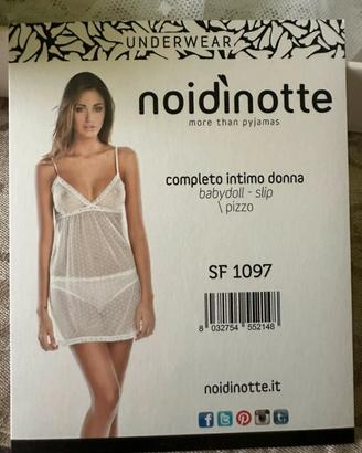 intimo noi di notte tg.XS BABYDOLL+SLIP nuovo