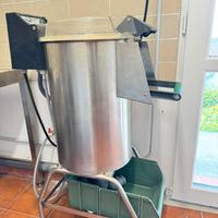 Lavacozze e pela patate elettrico su cavalletto