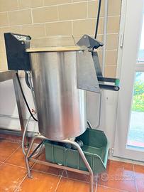 Lavacozze e pela patate elettrico su cavalletto