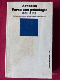 Libro Verso una psicologia dell’arte