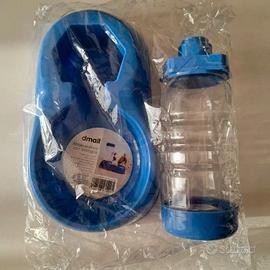 Abbeveratoio per cane gatto (nuovo) blu
