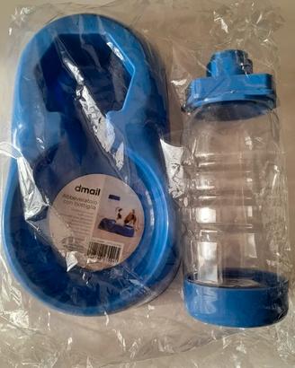 Abbeveratoio per cane gatto (nuovo) blu