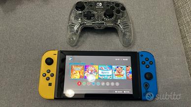 Nintendo Swittch + giochi  + custodia