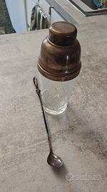 scheker cocktail cristallo e argento 925