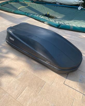 THULE (SET barre e agganci , box cone in foto)