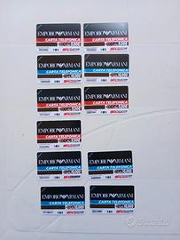 Schede Telefoniche EMPORIO ARMANI. Nuove 