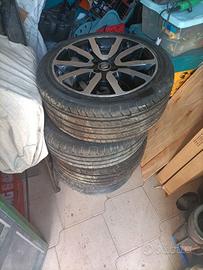 CERCHI IN LEGA B COLORE INCL-PNEU X RENAULT TWINGO