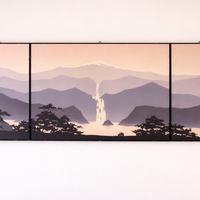 Quadro trittico grande stile minimal nordico