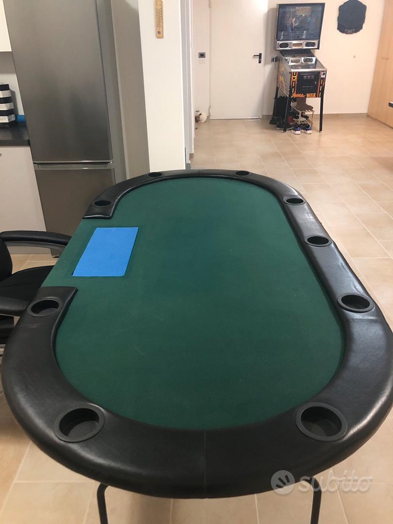 Tavolo poker usato 9 posti + dealer 210 x 107 - Sports In vendita a Vicenza