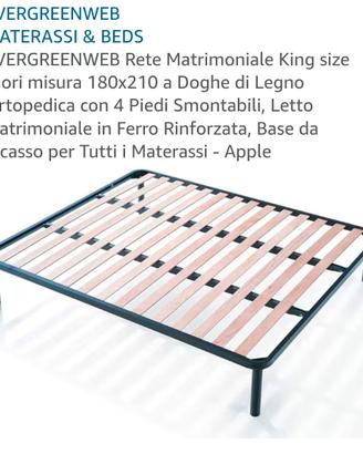 Rete  con doghe King size nuova, ancora imballata