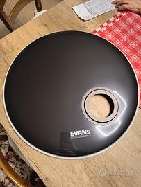 Pelle Evans EMAD 22"  reso bass drum BK (nuova)