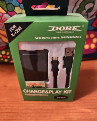 Kit Batteria Ricaricabile + cavo Xbox one