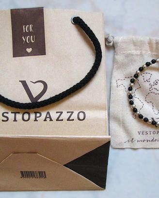 Bracciale sfere VESTOPAZZO braccialetto uomo donna