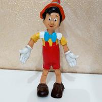 Pupazzo in gomma vintage anni '70 di Pinocchio