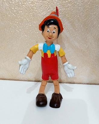 Pupazzo in gomma vintage anni '70 di Pinocchio