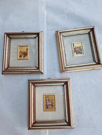 Dipinti a mano su foglia d'oro