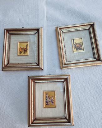 Dipinti a mano su foglia d'oro