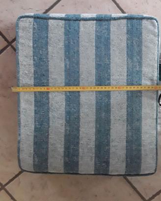 Cuscino rettangolare sfoderabile ,in ciniglia 8cm