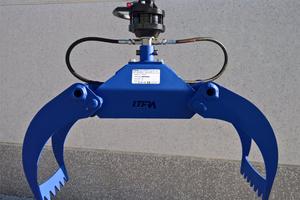 Pinza Legna 80cm con Rotatore Idraulico 10qli