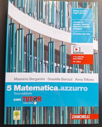Matematica azzurro 5 - Terza edizione - Nuovo