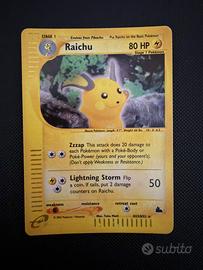 Carta Pokemon Raichu Skyridge ENG H25/H32