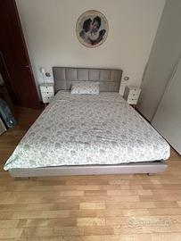 Letto matrimoniale + rete + materasso