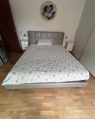 Letto matrimoniale + rete + materasso