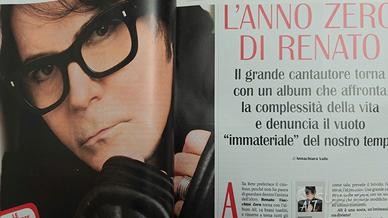 RENATO ZERO riviste copertine interviste