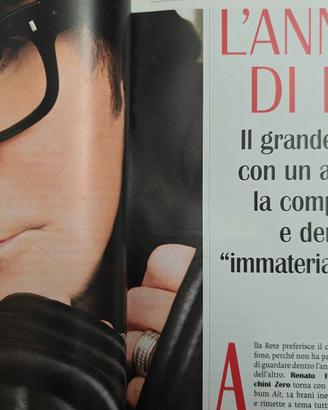 RENATO ZERO riviste copertine interviste