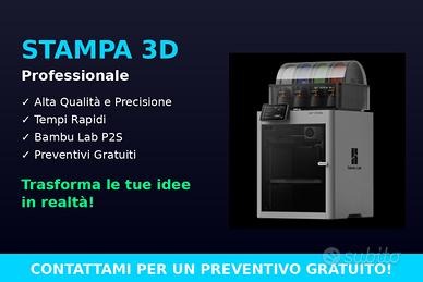 Servizio di stampa 3d