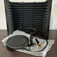 Scudo di isolamento del microfono con Pop
