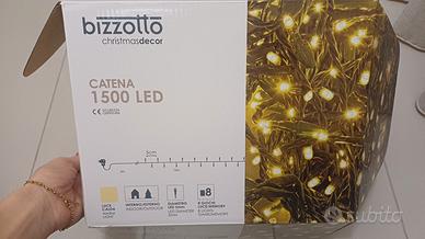 catena luminosa 1500 led x albero natale