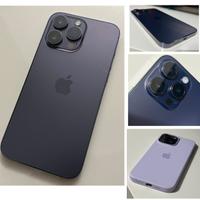 iphone 14 pro max 256gb viola+cover tutto original