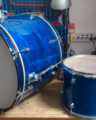 Batteria cassa e tom