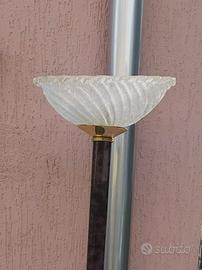 Lampada da terra in radica