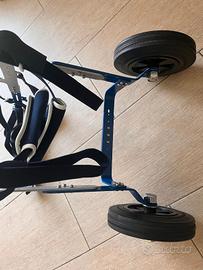 carrello per deambulazione per cani media taglia