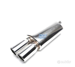 SCARICO UNIVERSALE IN ACCIAIO INOX A DOPPIA USCITA