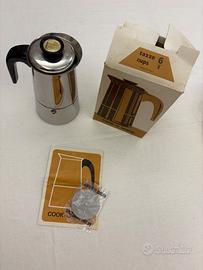 Caffettiera Cook o magico 6 tazze nuova