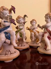 Puttini in porcellana di Capodimonte