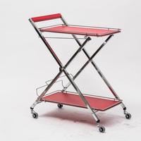 Carrello x cucina pieghevole di design rosso NUOVO