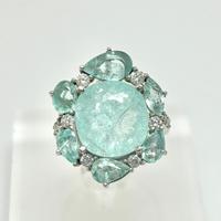 Esclusivo Anello Natural Tourmalina Paraiba