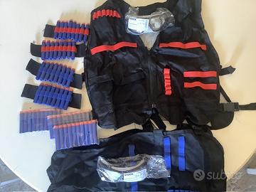 Proiettili e Giubbotti per battaglia Nerf