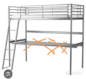 letto a soppalco Svarta