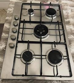 Piano cottura Candy 5 fuochi