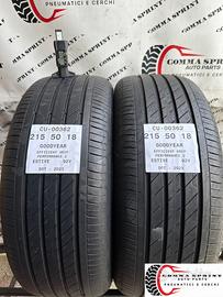 2 PNEUMATICI 215/50 R18 GOODYEAR ESTIVE 75%